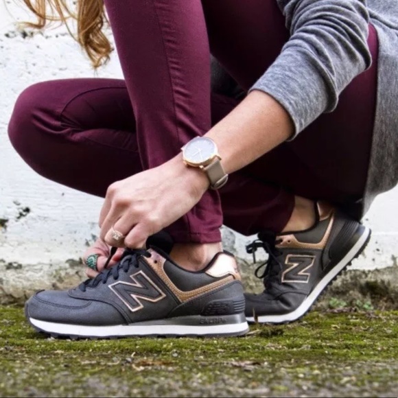 new balance rose gold grey